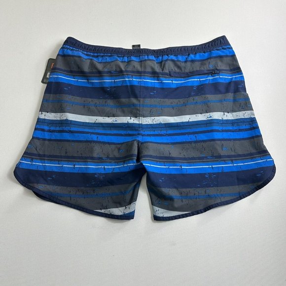 NWT RBX Men’s Board Short Swim Trunks Mesh Brief Liner Blue Stripe Size XL - Picture 3 of 6